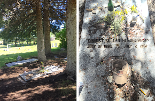 Hemingway's Grave in Sun Valley, Idaho