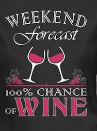 Weekend Forecast - 100% Chance of Wine!